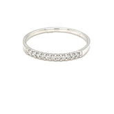 Prong Set Wedding Band